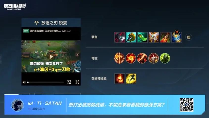 新赛季lol瑞文出装_瑞文出装2020_lol瑞文出装