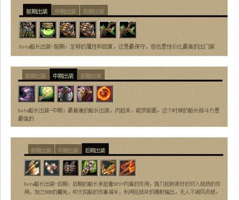 出装dota_刀塔斯拉达出装_dota斯拉达出装