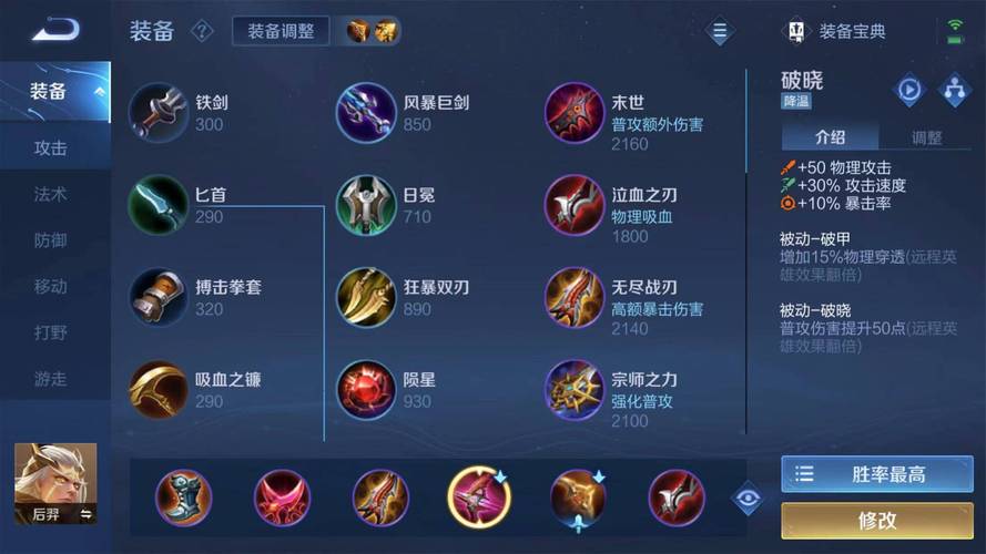 后羿出装2020_后羿大乱斗出装_lol后羿出装